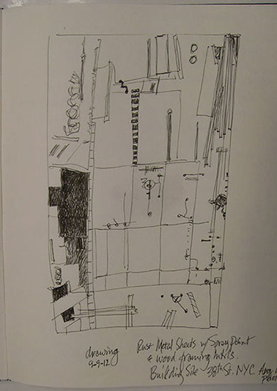 Untitled_1.  Watercolor on paper. 8.5” x 11”. Terri Suess. 2012. 